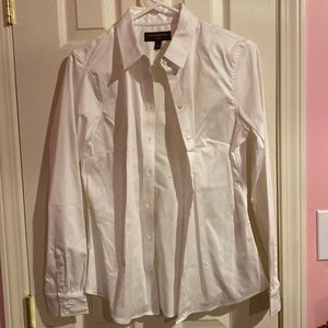 White Banana Republic Button Up